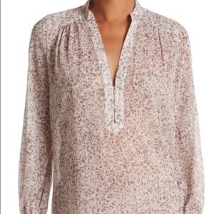 NEW!! L’AGENCE  L/S Henley Top color (Zinnia Sandalwood)